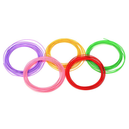 3IDEA PLA 3D PRINTING FILAMENTS MULTI - COLOUR 1.75MM, SET OF 5 (EACH FILAMENT 5 METERS)