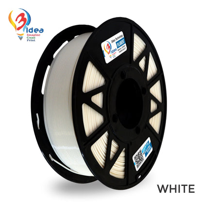 3idea ABS 3D Printing Filaments White 1.75mm,Net Weight-1kg