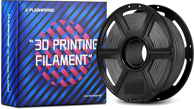 Flashforge ABS 3D Printing Filament Grey, 1.75MM, Net Weight -1KG