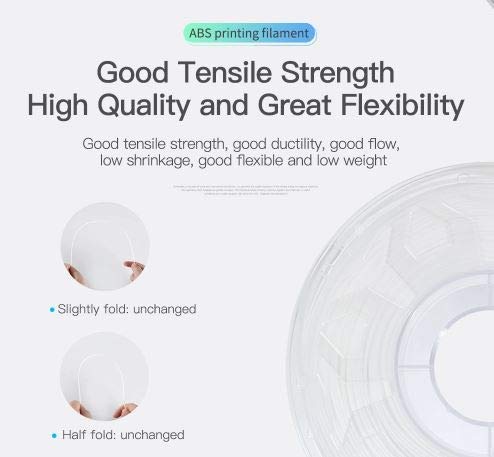 CREALITY HP-PLA 3D PRINTING FILAMENT WHITE,1.75mm,Net Weight-1kg