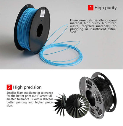 CREALITY TPU 3D PRINTING FILAMENT BLUE, 1.75MM, NET WEIGHT-1KG