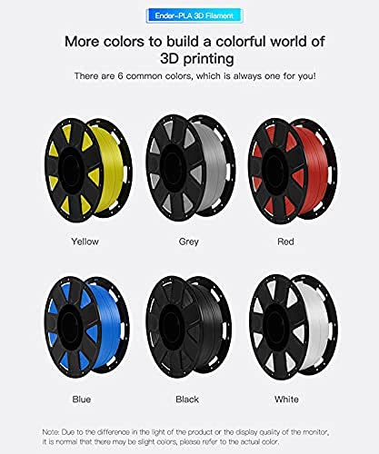 Creality Ender PLA 3D Printing Filament Black ,1.75mm,Net Weight-1kg