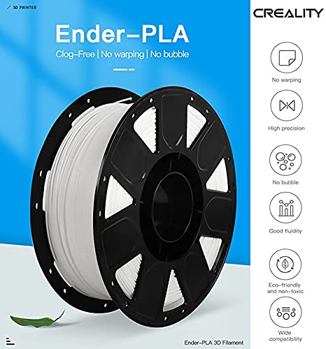 Creality Ender PLA 3D Printing Filament Black ,1.75mm,Net Weight-1kg