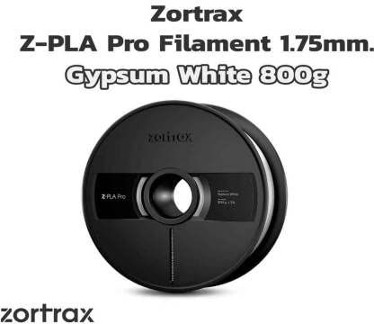 Zortrax Z-PLA Pro Filament 1.75mm Gypsum White