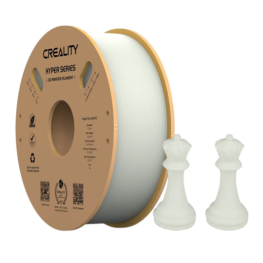 CREALITY HYPER SERIES PLA 3D PRINTING FILAMENTS WHITE,1.75MM,NET WEIGHT-1KG