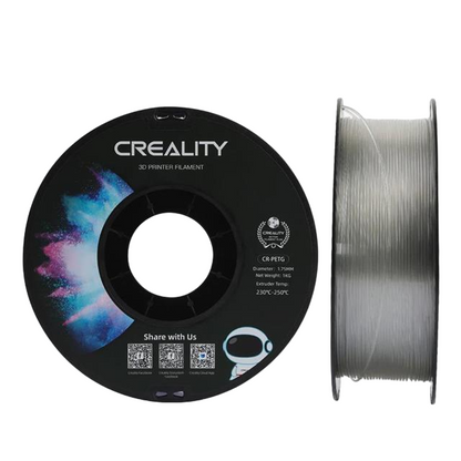 CREALITY PETG 3D PRINTING FILAMENT TRANSPARENT, 1.75MM, NET WEIGHT-1KG