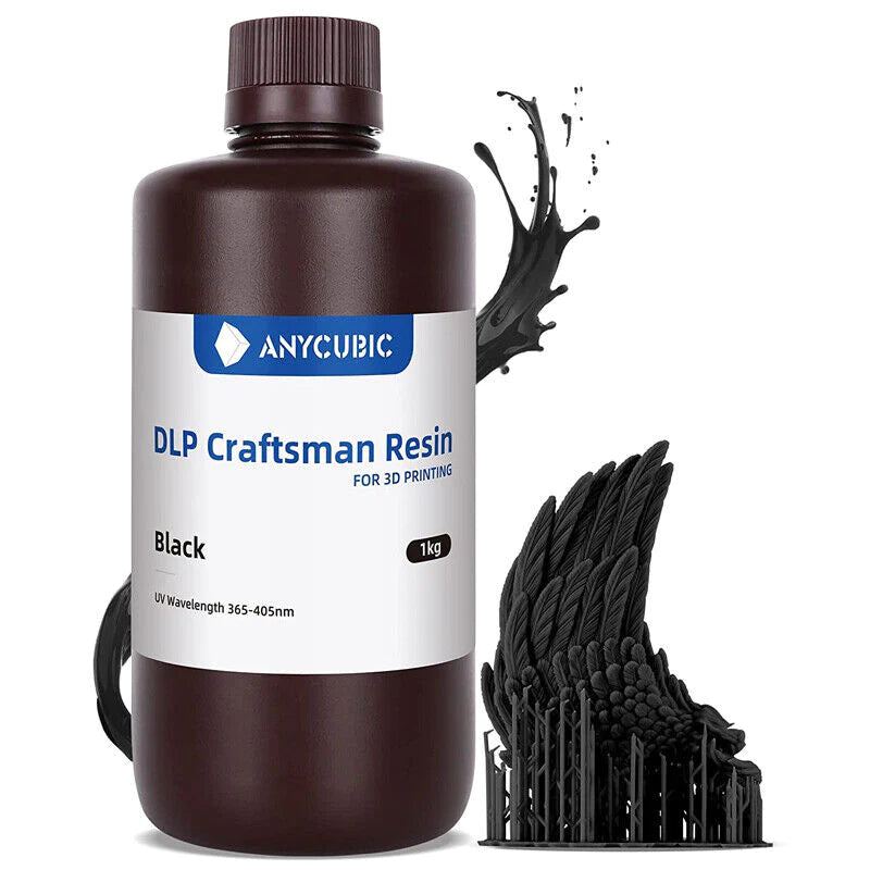 ANYCUBIC DLP CRAFTSMAN UV RESIN (BLACK) 1KG