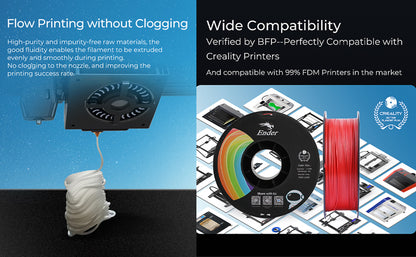 CREALITY PLA+ 3D PRINTING FILAMENT WHITE, 1.75MM, NET WEIGHT-1KG