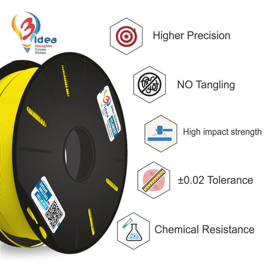 3IDEA PETG 3D PRINTING FILAMENTS YELLOW 1.75MM