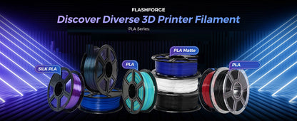 FLASHFORGE PLA 3D PRINTING FILAMENT MATTE BLUE, 1.75MM, NET WEIGHT-1KG