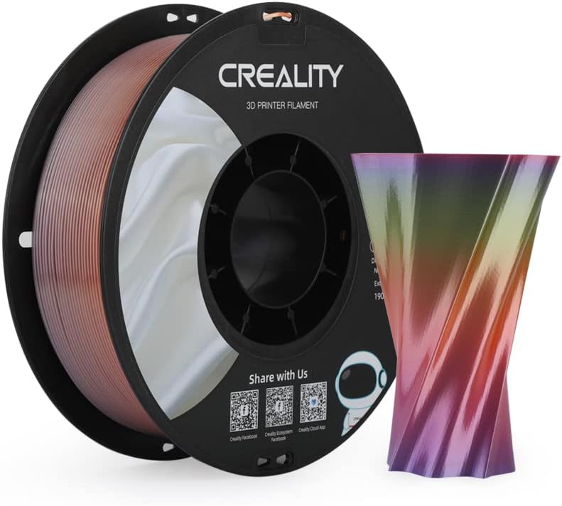 CREALITY CR-SILK PLA 3D PRINTING FILAMENTS RAINBOW