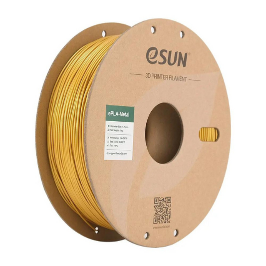 eSUN ePLA Metal 3D Printing Filament Gold,1.75mm, Net Weight-1kg