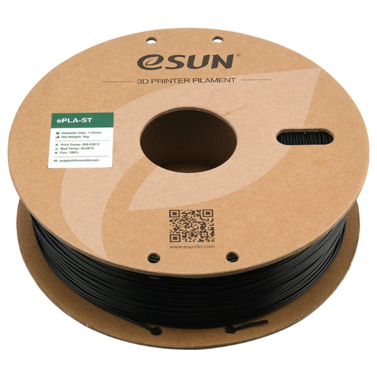 ESUN EPLA-ST 3D PRINTING FILAMENT BLACK, 1.75MM, NET WEIGHT-1KG