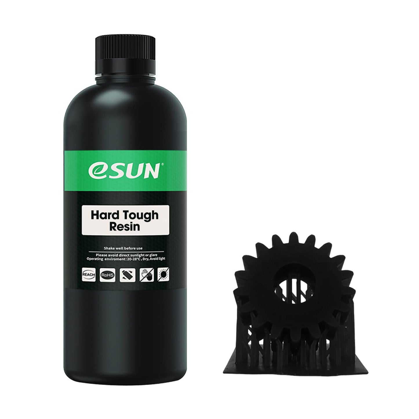 ESUN HARD-TOUGH RESIN, BLACK, 0.5KG