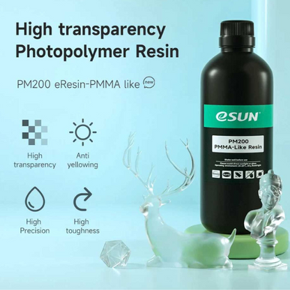 ESUN PMMA LIKE RESIN PM200, CLEAR, 0.5 KG