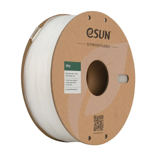 ESUN EFLEX 3D FILAMENT TPU 1.75MM, NATURAL