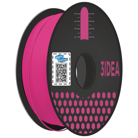 3idea PLA 3D Printing Filaments Pink 1.75mm,Net Weight-1kg