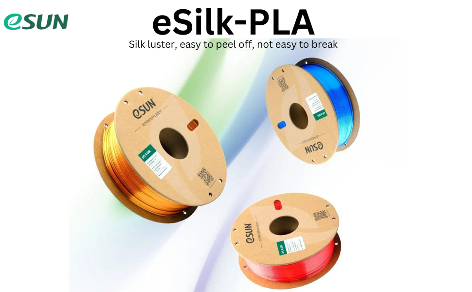 ESUN SILK PLA 3D PRINTING FILAMENT WHITE