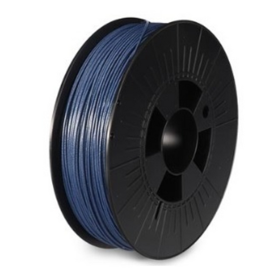 PLA Filament Metallic Blue Net Weight 1 kg,1.75mm